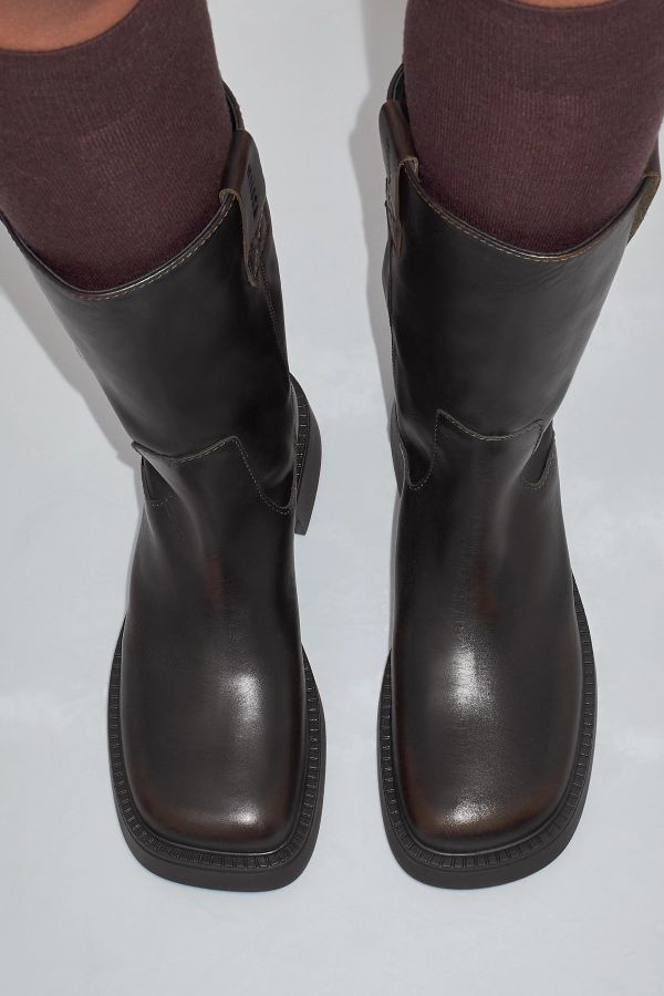 Miista Aron Boots Brown Brush Off Leather