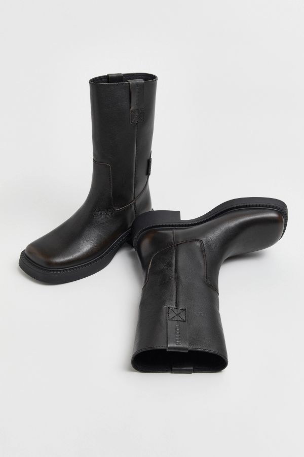 Miista Aron Boots Brown Brush Off Textured Leather