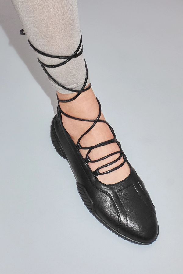 Miista Averie Ballerinas Black Lace Leather