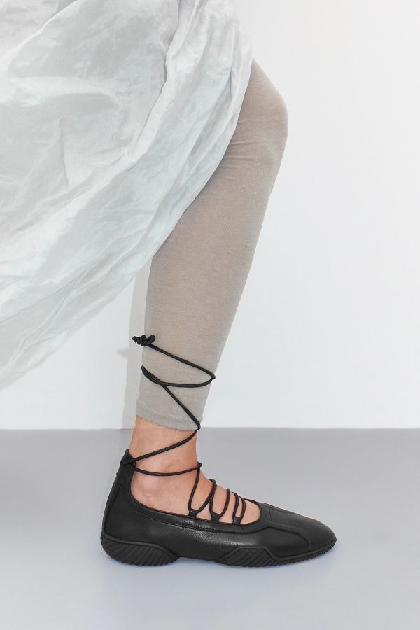 Miista Averie Ballerinas Black Lace Leather