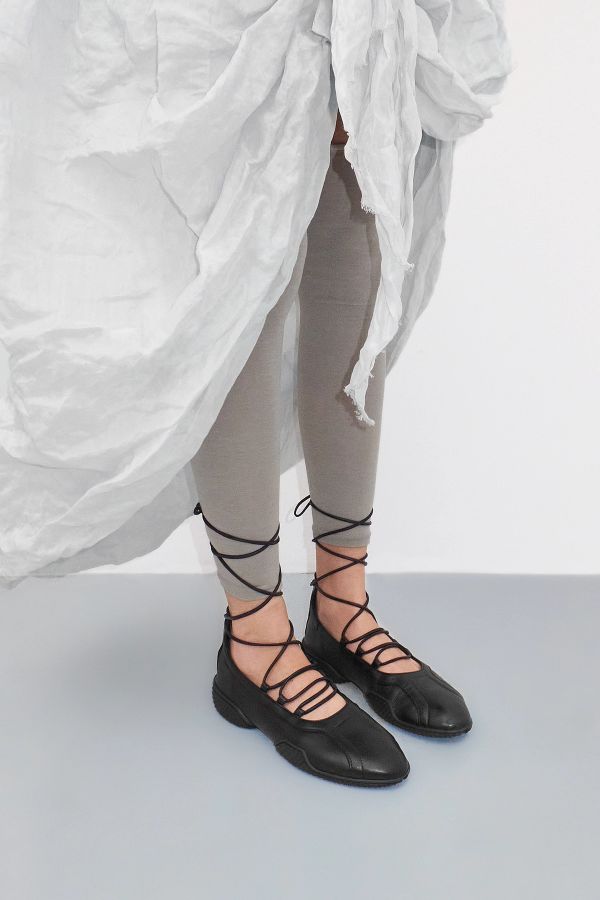 miista Averie Ballerinas Black Lace Leather