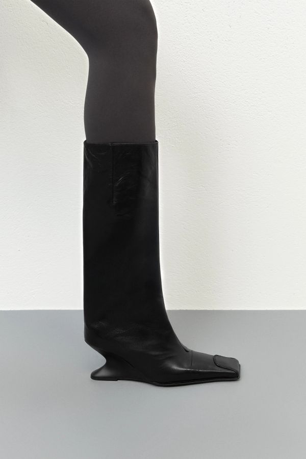 Miista Ayleen Boots Tall Black Leather