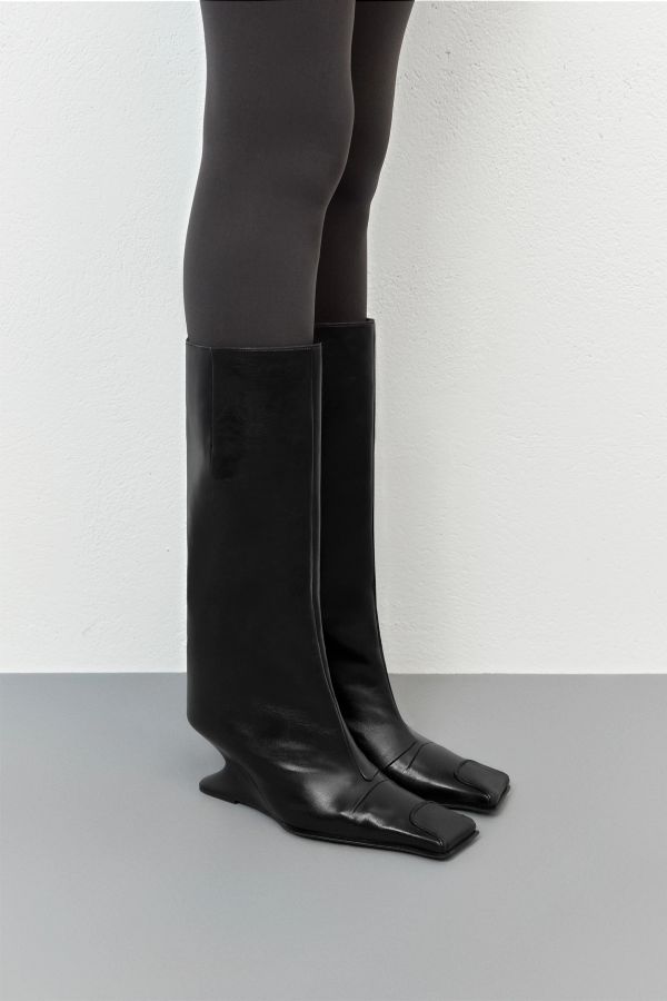 miista Ayleen Boots Tall Black Leather
