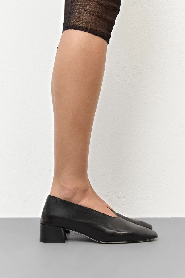 Miista Bibi Courts Black Leather