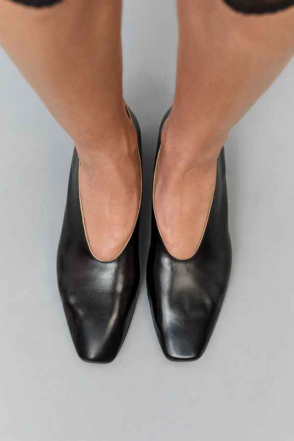 Miista Bibi Courts Black Leather