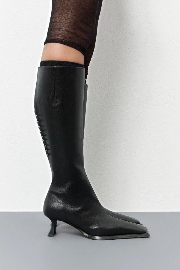 Miista Blanca Boots Tall Black Leather