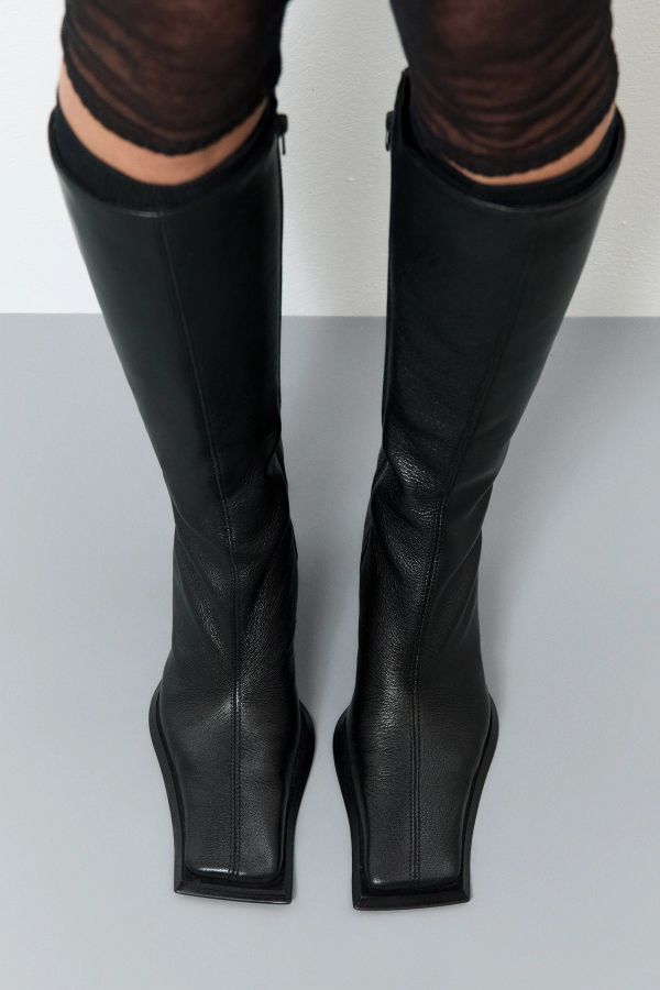 Miista Blanca Boots Tall Black Leather