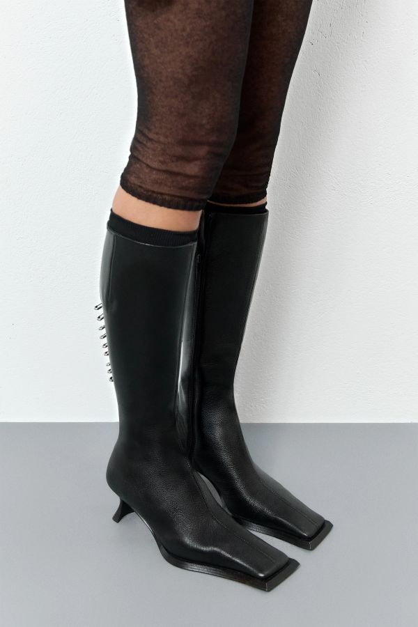 miista Blanca Boots Tall Black Leather