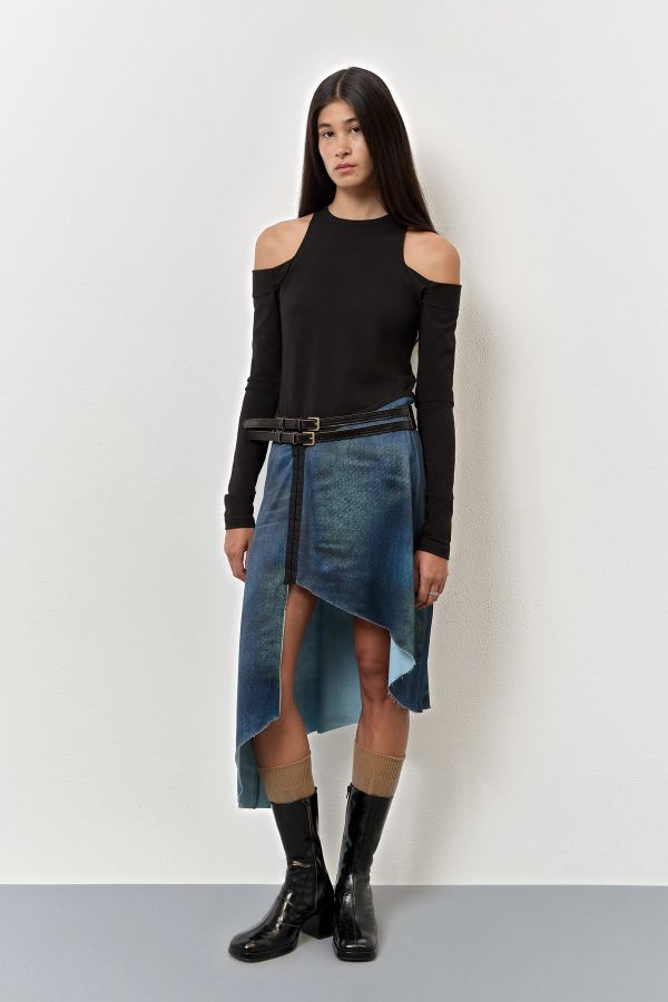 Miista Calypsa Top Black Off-Shoulder