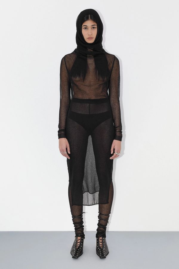 Miista Carya Trousers Black Knit Organic Cotton