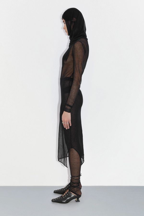 Miista Carya Trousers Black Knit Organic Cotton