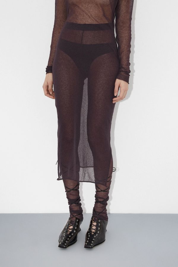 miista Carya Trousers Brown Knit Organic Cotton