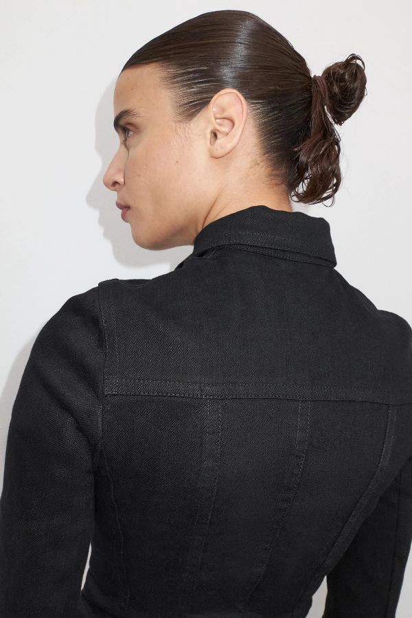 Miista Costa Jacket Black Denim Corset