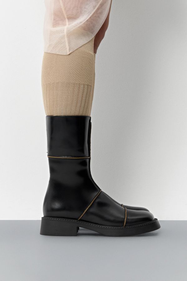 Miista Dahlia Boots Black Leather