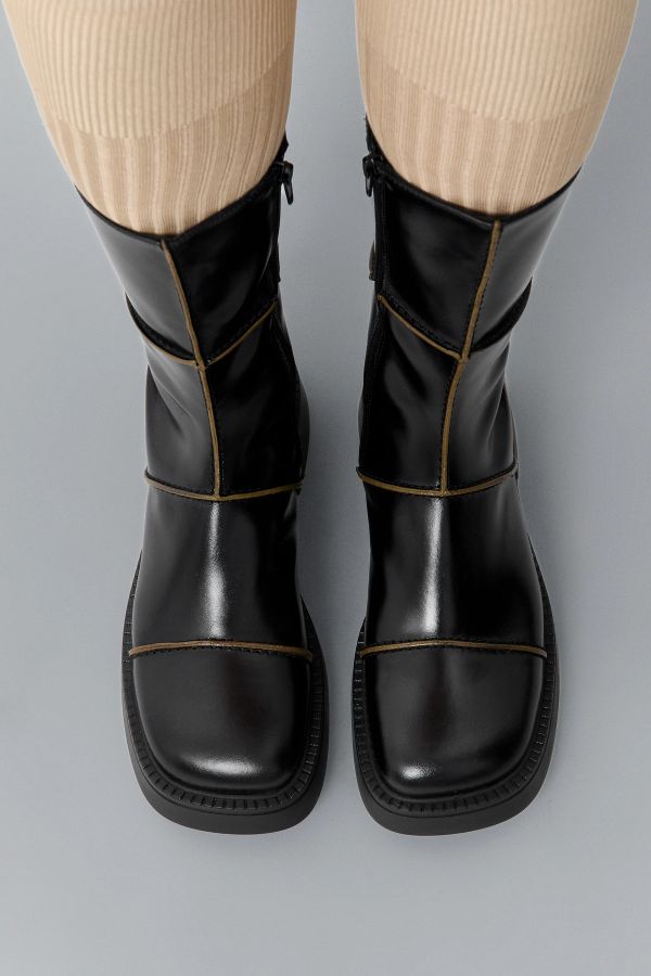 Miista Dahlia Boots Black Leather