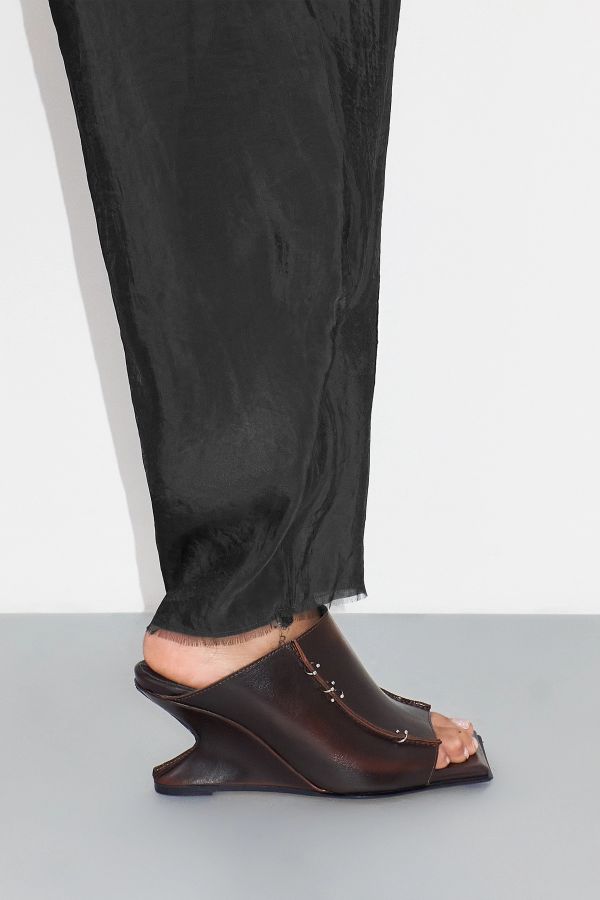 Miista Dalila Sandals Brown Brushed Leather