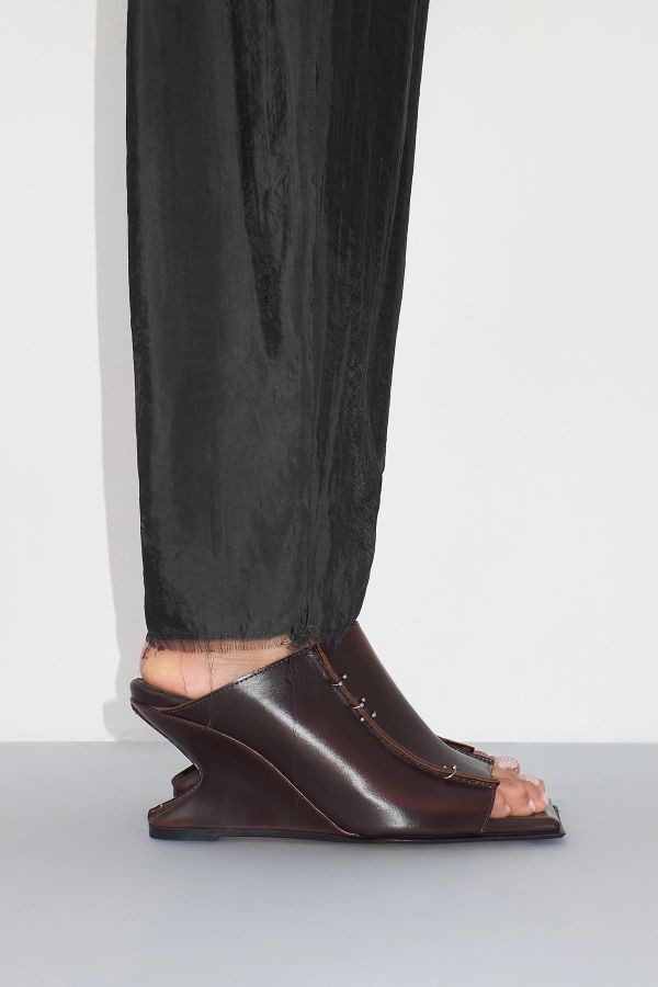 Miista Dalila Sandals Brown Brushed Leather