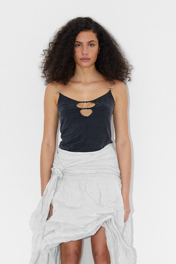 miista Darina Top Washed Black Cupro