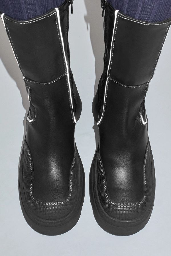 Miista Deandra Boots Black Stretch Leather