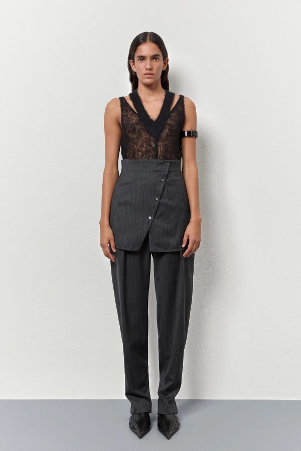 Miista Donka Arm Belt Black Leather