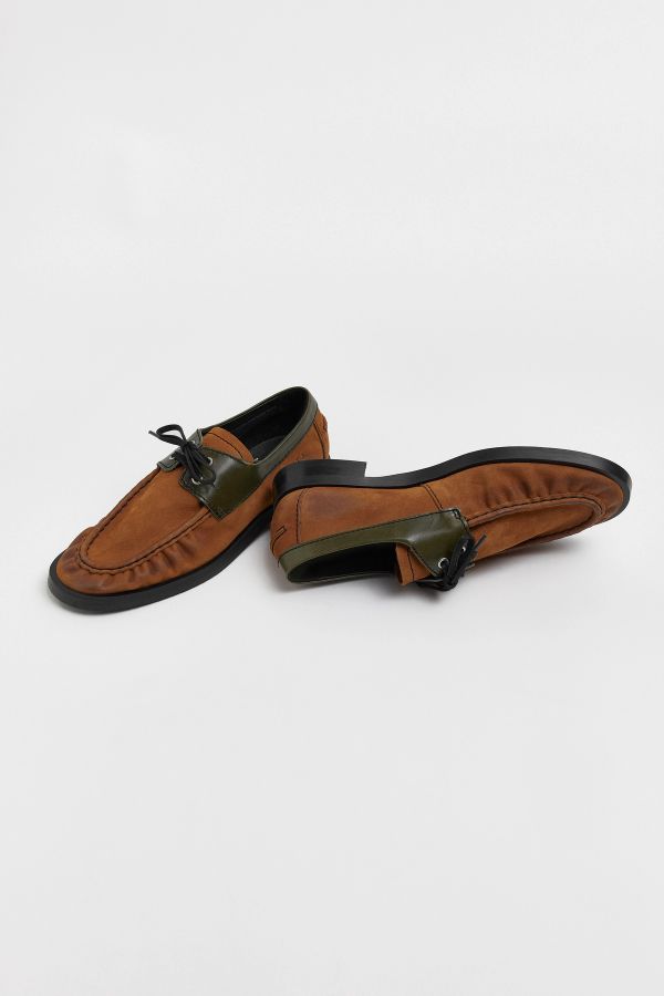 Miista Edelira Loafers Brown Khaki Suede Leather
