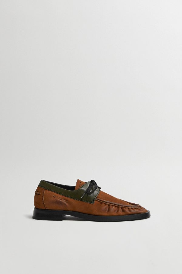miista Edelira Loafers Brown Khaki Suede Leather