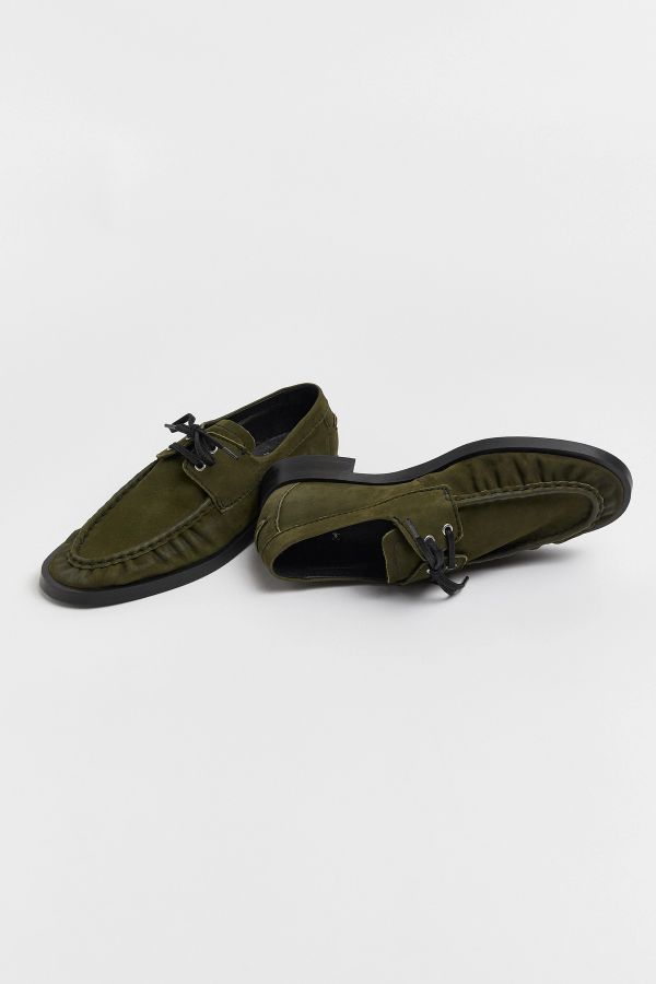Miista Edelira Loafers Khaki Suede Leather