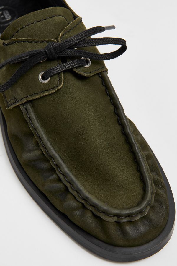 Miista Edelira Loafers Khaki Suede Leather