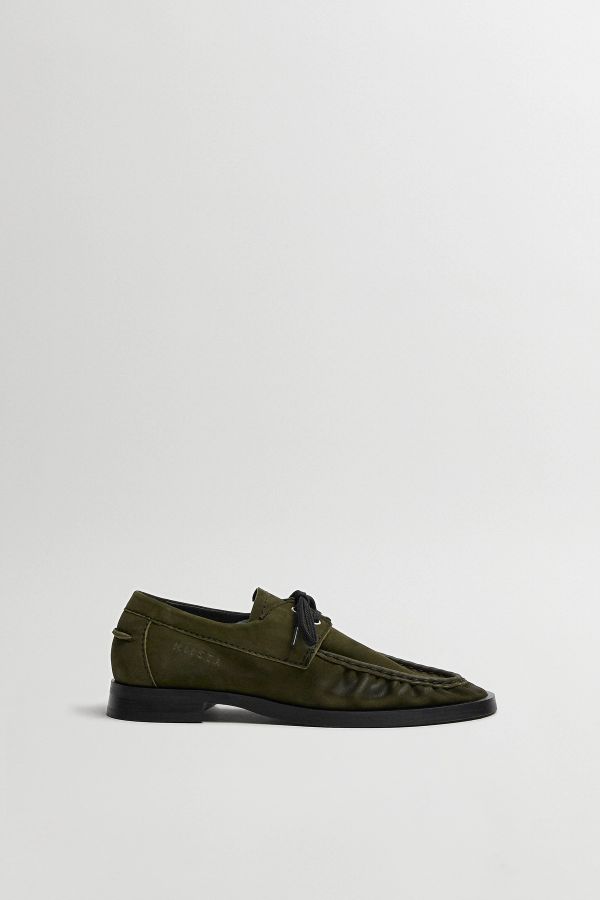 miista Edelira Loafers Khaki Suede Leather