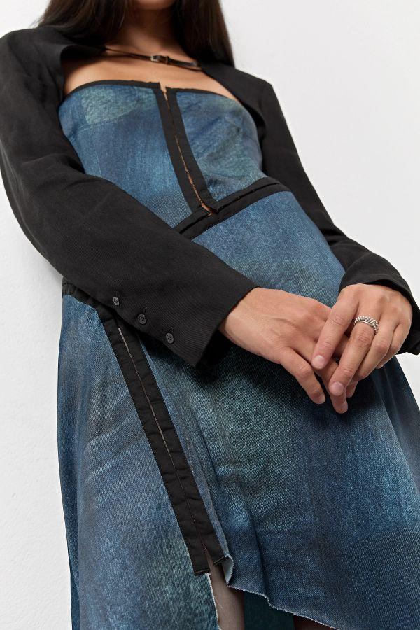 Miista Edesia Jacket Black Linen Blend