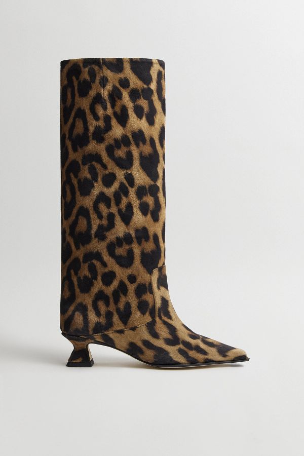 miista Effie Boots Animal Print Suede