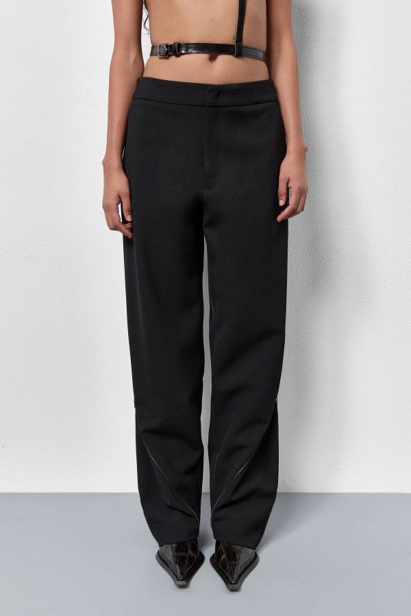 Miista Ekatherini Trousers Black Double Zip