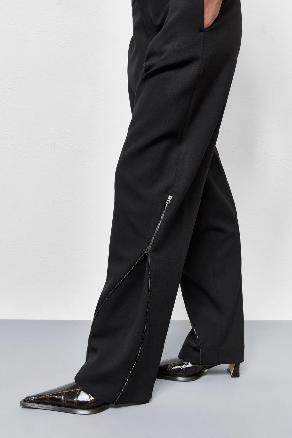 Miista Ekatherini Trousers Black Double Zip