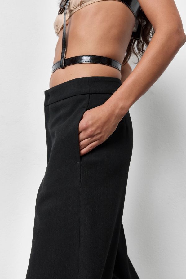 Miista Ekatherini Trousers Black Double Zip