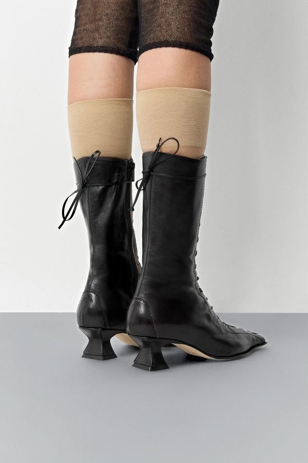 Miista Emile Boots Black Leather Lace