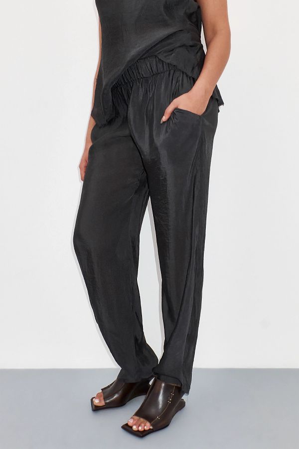 miista Eriu Trousers Washed Black Raw Hem