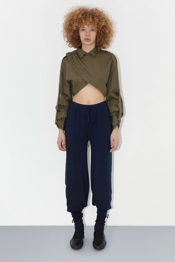 Miista Freda Trousers Navy Viscose