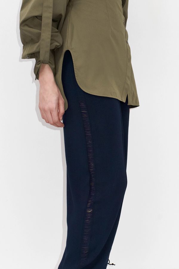 Miista Freda Trousers Navy Viscose