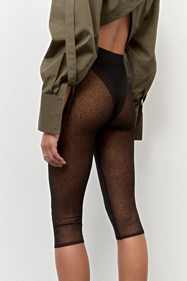 Miista Fritza Trousers Black Sheer Organic Cotton