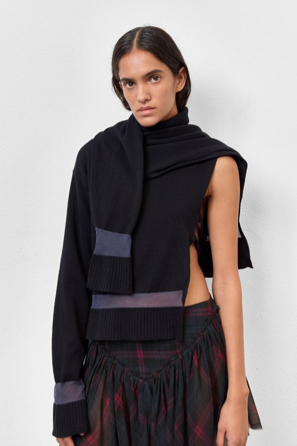 Miista Geminah Top Black Organic Cotton