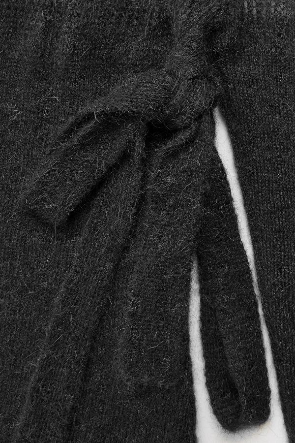 Miista Helen Cardigan Black Mohair