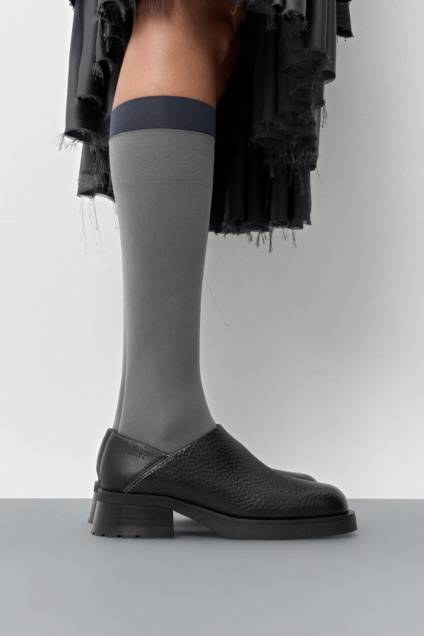 Miista Herta Brogues Black Grainy Leather