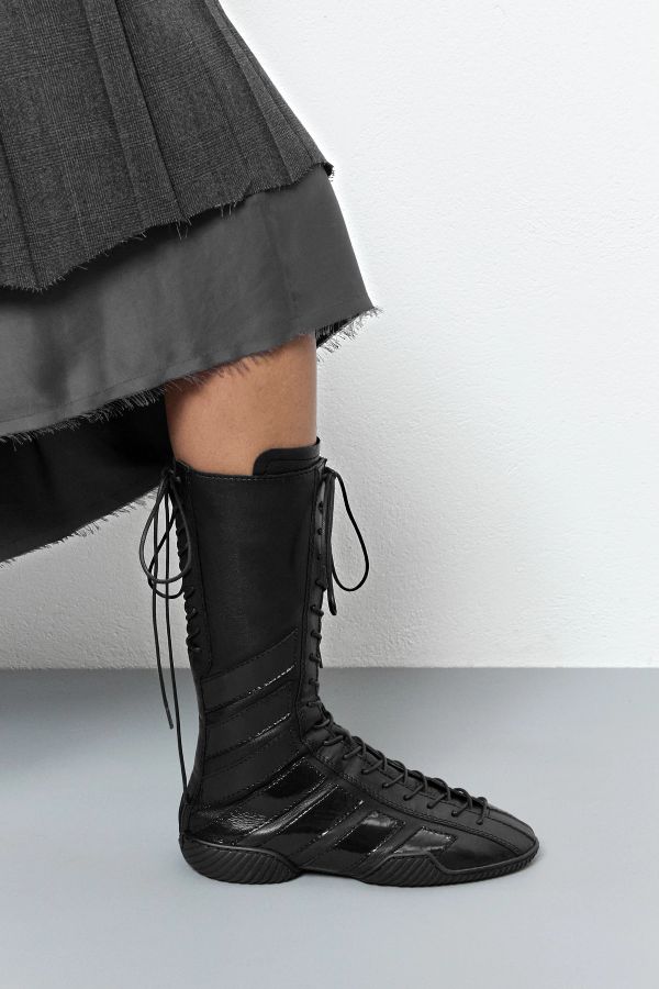 Miista Imogen Boots Black Leather Lace