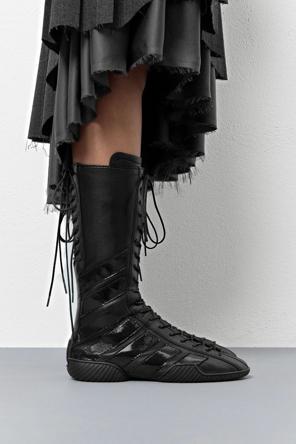 Miista Imogen Boots Black Leather Lace