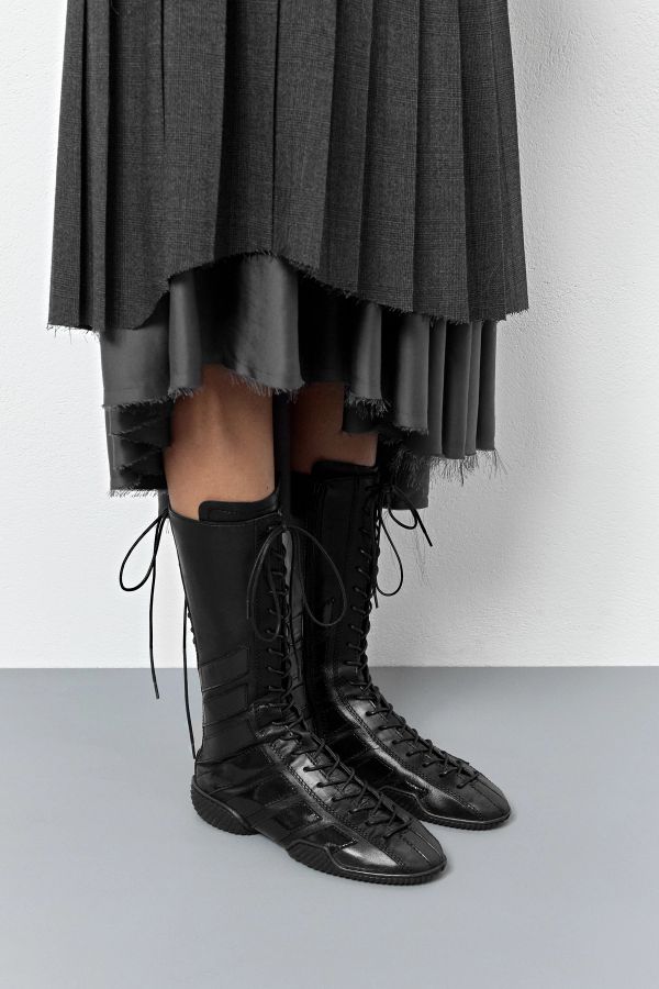 miista Imogen Boots Black Leather Lace