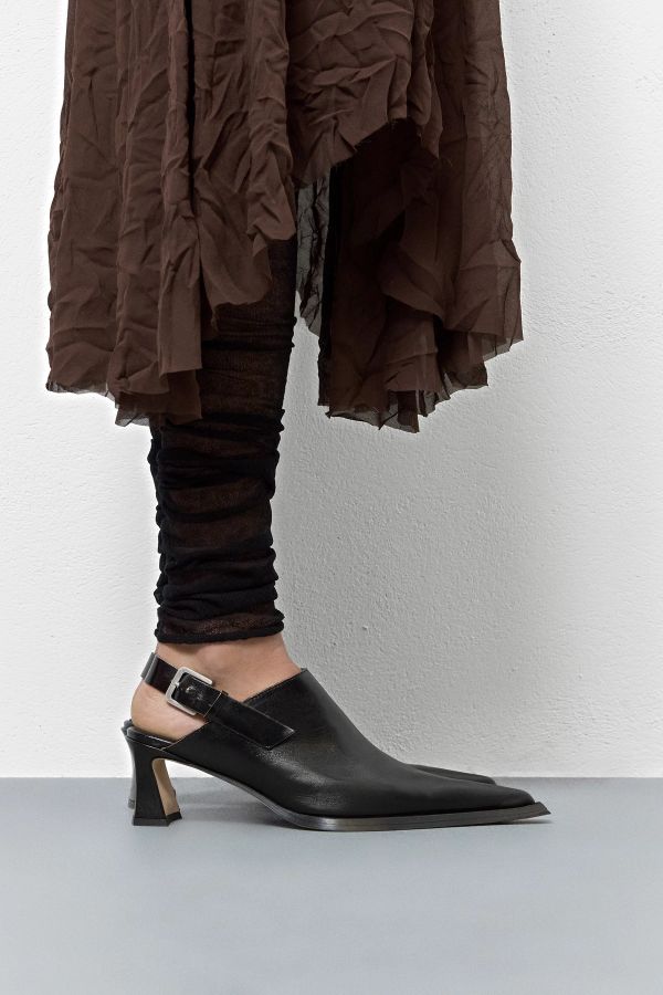 miista Inma Mules Black Leather