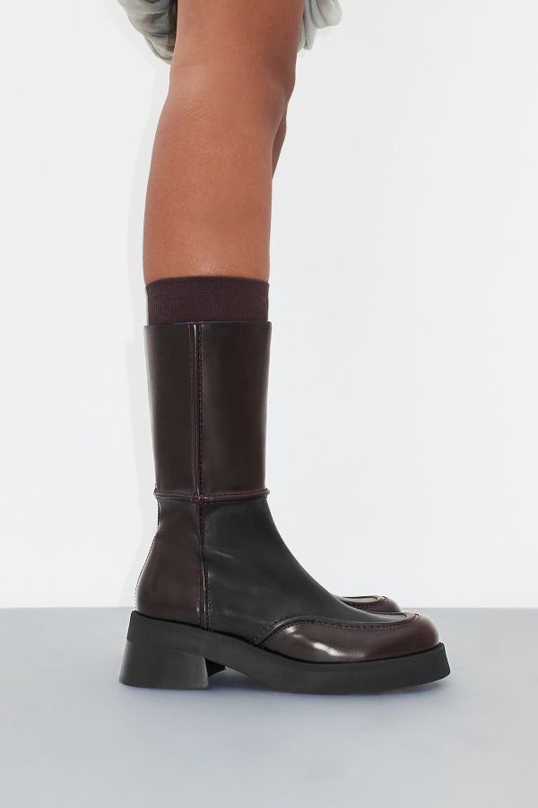 Miista Inne Boots Brown Brush Off Leather