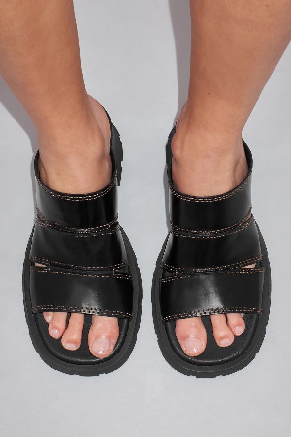 Miista Jadzia Sandals Black Leather
