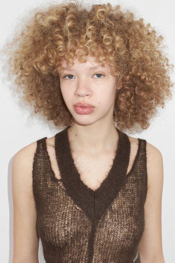 miista Julyetah Top Brown Mohair Blend