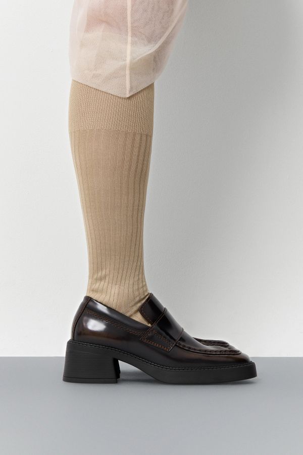 Miista Karina Loafers Brown Brush Off Leather